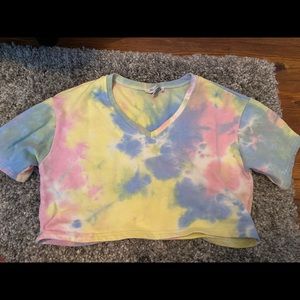 Tie dye crop top bought for 30 at local boutique